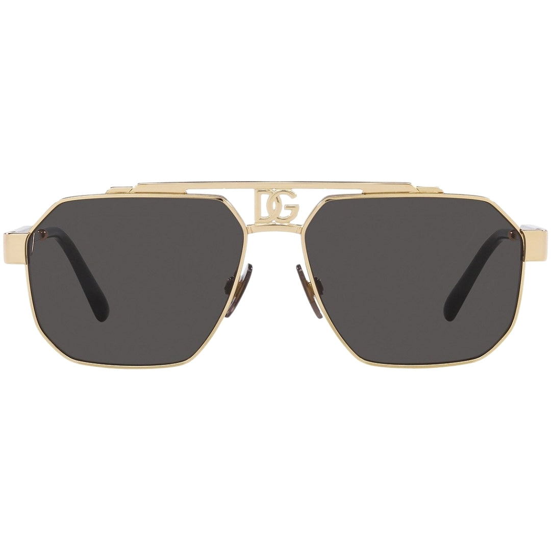 Dolce Gabbana 0Dg2294 0287 Gold Sunglasses