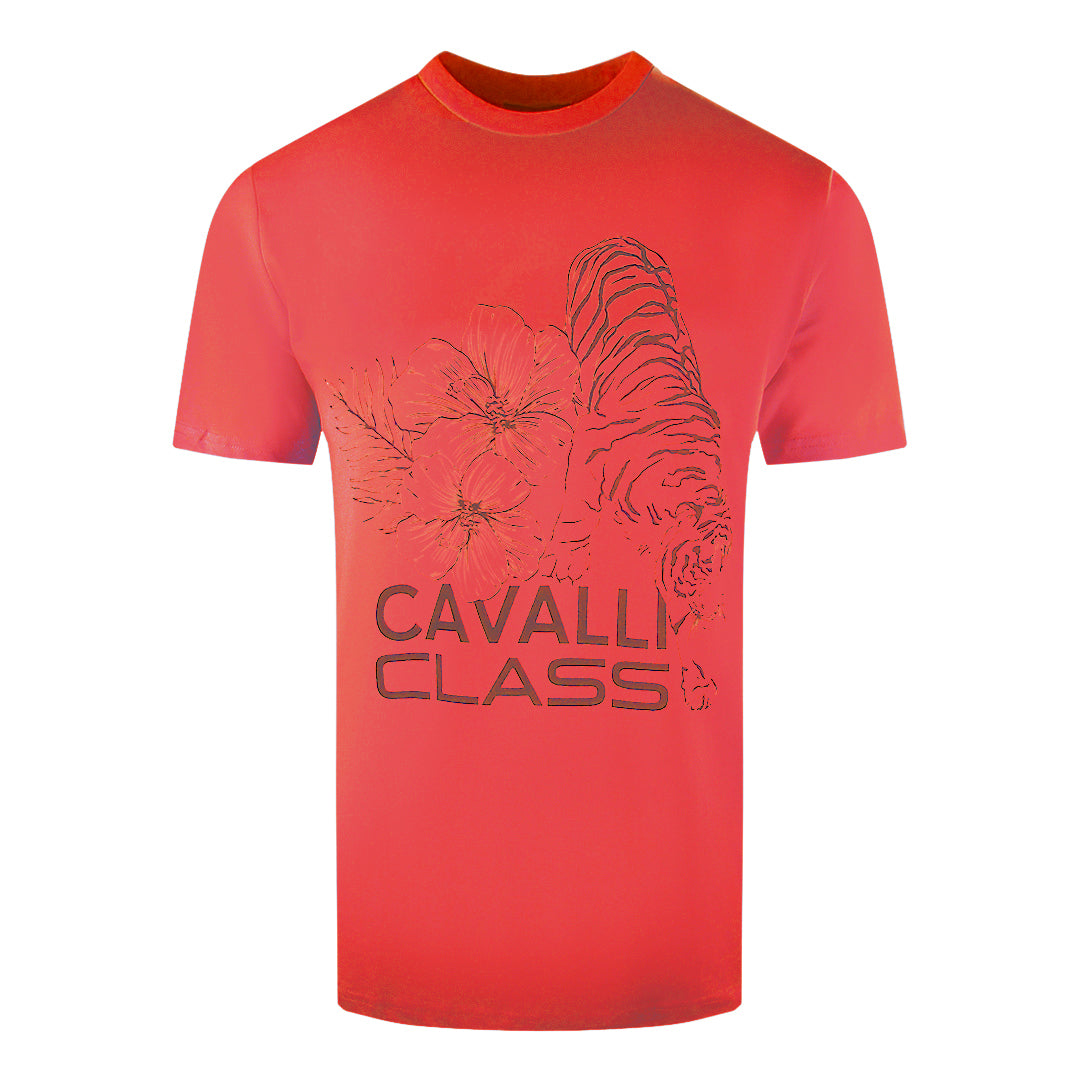 Roberto Cavalli Short-Sleeve on sale Logo T-Shirt