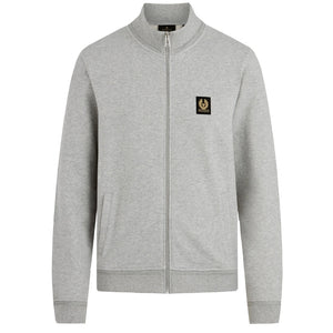 Belstaff Grey Zip-Up Sweatshirt XS