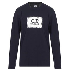 C.P. Company Mens 12CMTS043A 005100W 888 T-Shirt Navy Blue