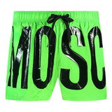 Moschino Mens 5B6142335 0398 Swim Shorts Green