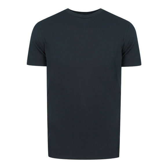 Emporio Armani Milano Plaque Navy T-Shirt - Nova Clothing