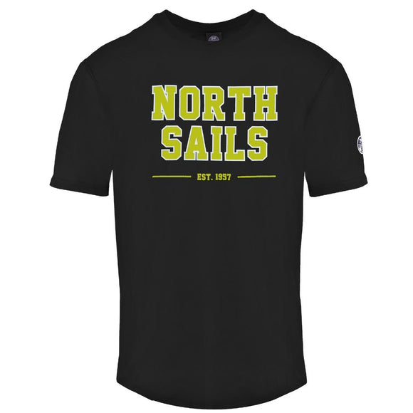 North Sails Mens 9024060999 T-Shirt Black