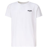 Moschino Swim Logo Plain White T-Shirt S