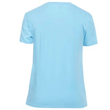 Moschino Swim Logo Plain Light Blue T-Shirt XS