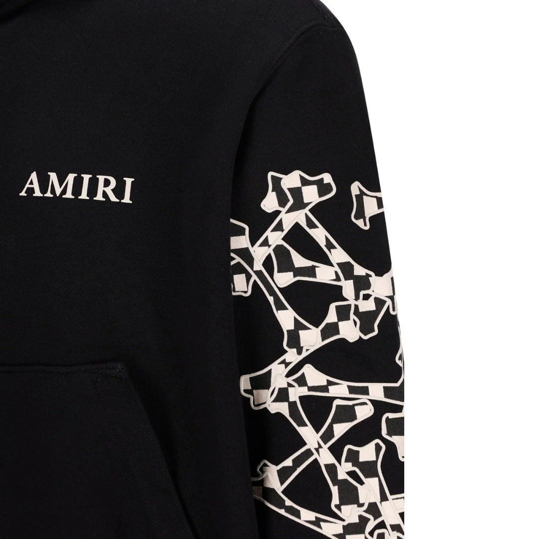 Amiri checkered hoodie hotsell