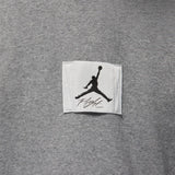 Nike Small Box Jordan Logo Plain Grey Sweatshirt XS