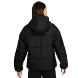 Nike Plain Quilted Black Puffer Jacket S