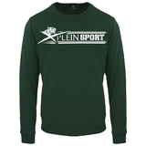 Plein Sport Large Underlined Brand Logo Green Sweatshirt S