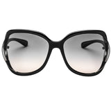 Tom Ford Gradient Smoke Lens Shiny Black Sunglasses One Size