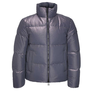 Belstaff Grid Paxton Purple Down Jacket S