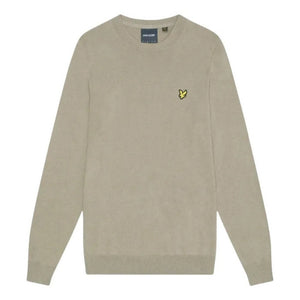 Lyle & Scott Crew Neck Sage Uniform Brown Pull Over Jumper S