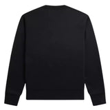 Fred Perry Laurel Wreath Graphic Black Sweatshirt S