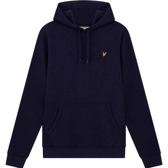 Lyle & Scott Branded Dark Navy Pull-over Hoodie