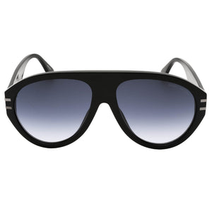 Marc Jacobs Large Oval Black Sunglasses One Size