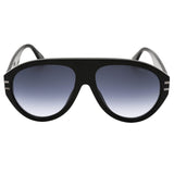 Marc Jacobs Large Oval Black Sunglasses One Size