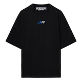 Off-White Exactly The Opposite Logo Oversized Fit Black T-Shirt S