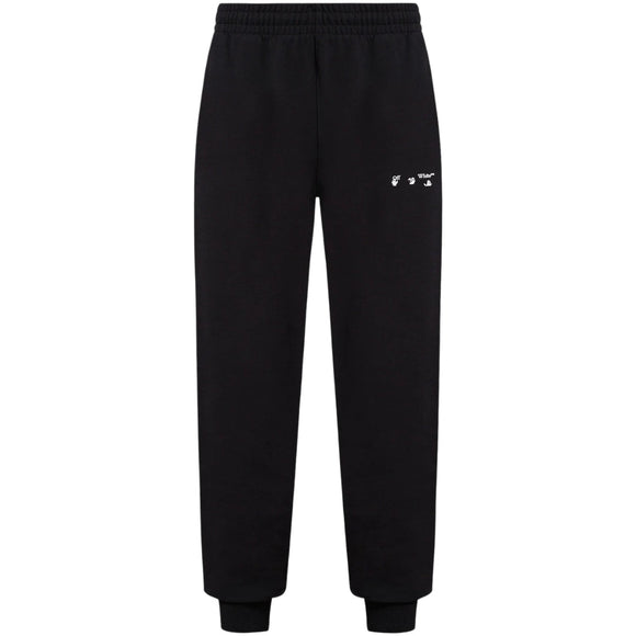 Off-White Logo Slim Cuffed Black Sweatpants M