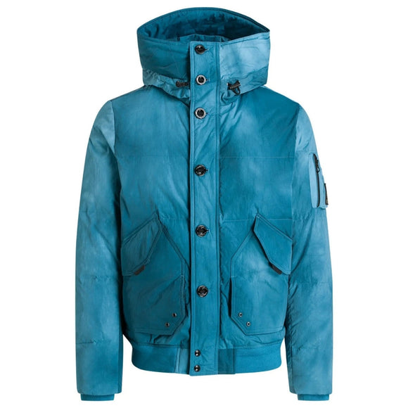 Belstaff Radar Ocean Blue Down Jacket S