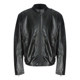 Belstaff Supreme Motorcycle Black Leather Jacket XXXL