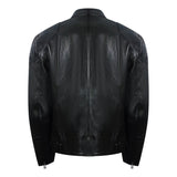 Belstaff Supreme Motorcycle Black Leather Jacket XXXL