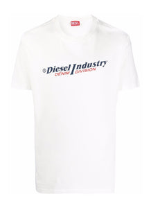 Diesel Mens T-Diegor-Ind 100 T-Shirt White