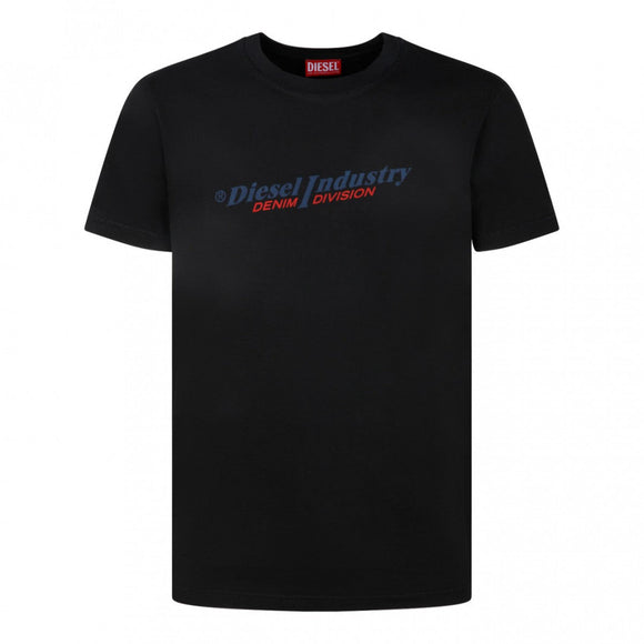 Diesel Mens T-Diegor-Ind 900 T-Shirt Black