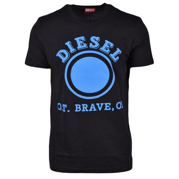 Diesel Dot Logo Black T-Shirt S