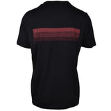 Diesel Striped Logo Black T-Shirt S