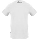 Aquascutum Large Shield Aldis Logo White T-Shirt S