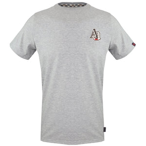 Aquascutum "1851 AQ" Logo Grey T-Shirt S