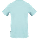 Aquascutum Small London Circle Logo Sky Blue T-Shirt S