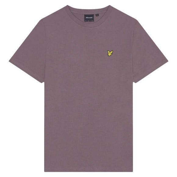 Lyle & Scott Branded Chest Logo Purple Highland Mauve T-Shirt M