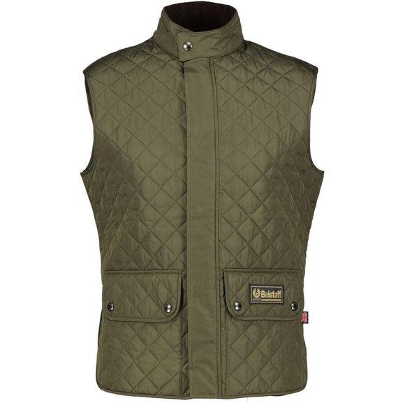 Belstaff Faded Olive Waistcoat Gilet Jacket S