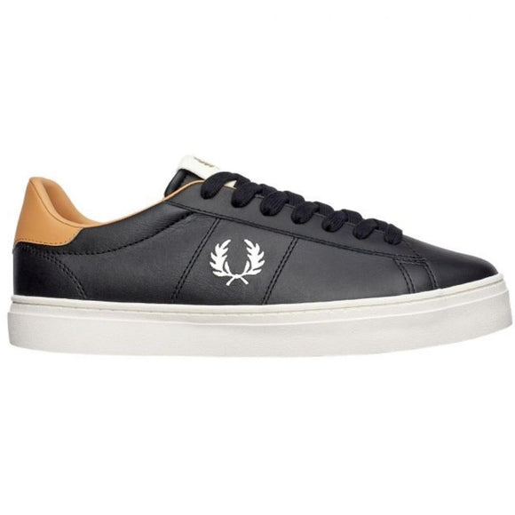 Fred Perry Spencer Vulc Leather B8350 102 Black Trainers Style Centre Wholesale