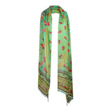 Inoa Womens Scarf Chartreuse 12007 Scarf Green