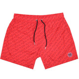 Philipp Plein Mens Cupp13 M0152 Swim Shorts Red