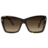 Tom Ford Ft0849 Leah 52F Womens Sunglasses Brown