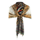 Inoa Womens Scarf Golden Eagle 120214 Scarf Brown