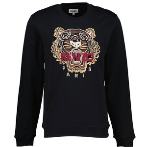 Black mens kenzo jumper hotsell