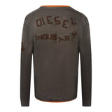 Diesel Keely Cardigan Hoodie Brown