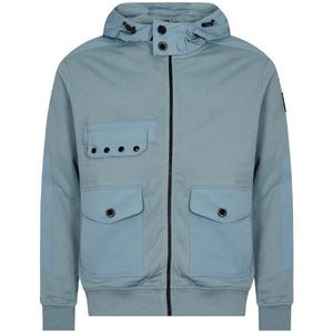 Belstaff Mens Mast Hoodie Artic Blue