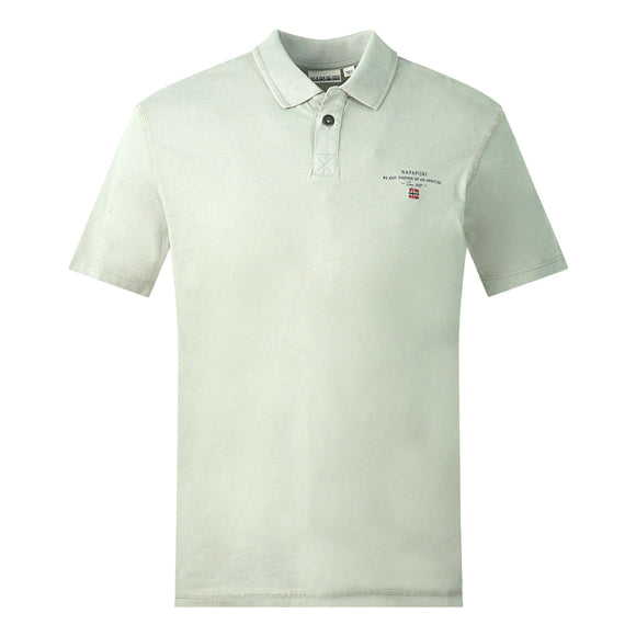 Napapijri Mens Polo Shirt Np0A4F9P7971 Light Grey