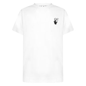 Off White Mens T Shirt Omaa027F21Jer0050184 White - Style Centre Wholesale