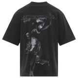 Off White Mens Omaa120F23Jer0121001 T Shirt Black