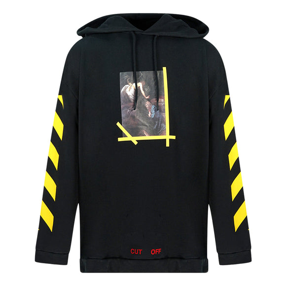 Off White Mens Ombb009F160030371099 Hoodie Black