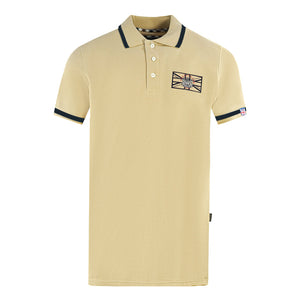 Aquascutum Mens P00823 12 Polo Shirt Beige