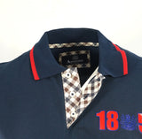 Aquascutum London 1851 Navy Blue Polo Shirt