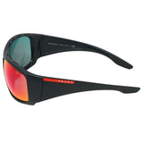 Prada Sport Mens PS04VS 1BO9Q1 Sunglasses Black