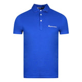 Aquascutum Mens Qmp021 81 Polo Shirt Blue